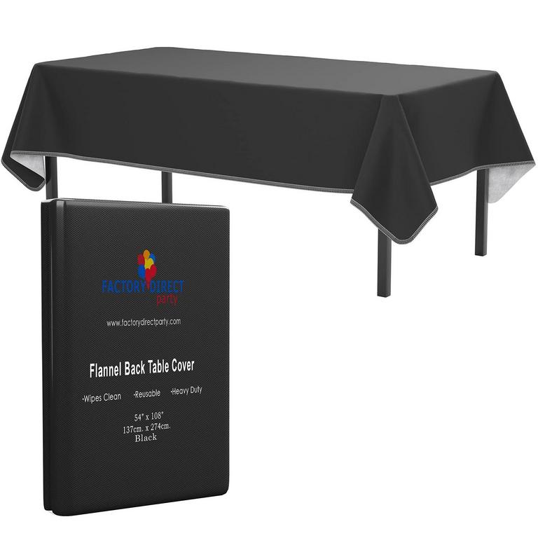 VINYL FLANNEL TABLECLOTHS