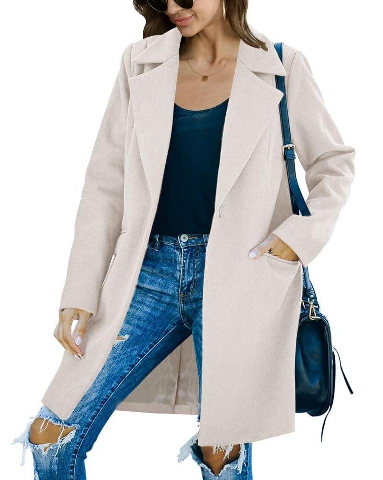 FAZORTEV WOOL PEA COAT