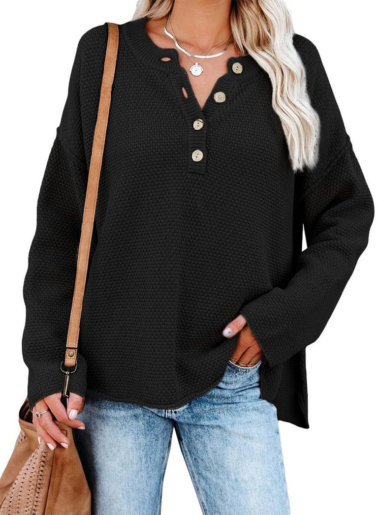BLENCOT L BLACK SWEATER