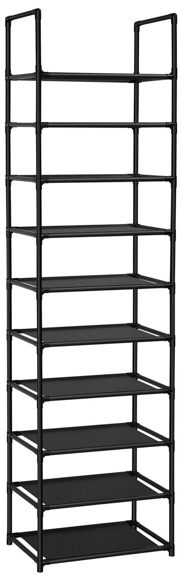 FIDUCIAL 10-TIER SHOE RACK