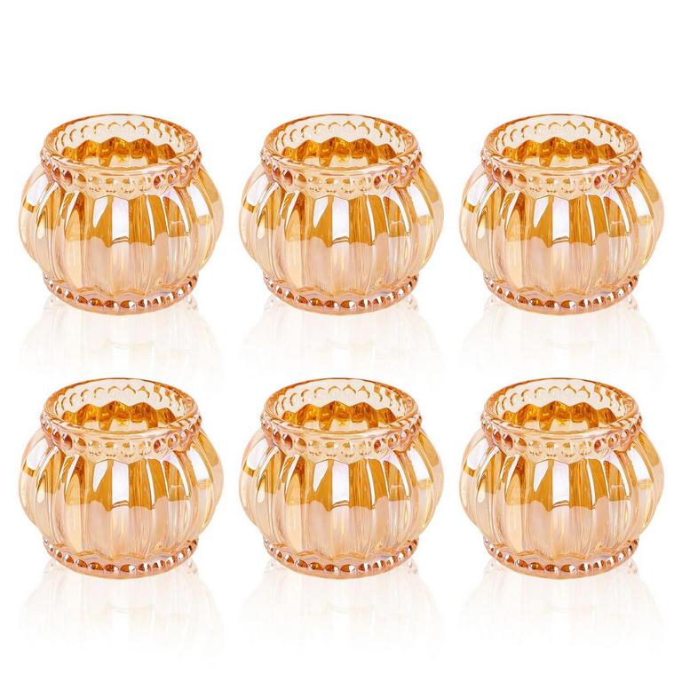 YWHL GOLD TEALIGHT HOLDERS