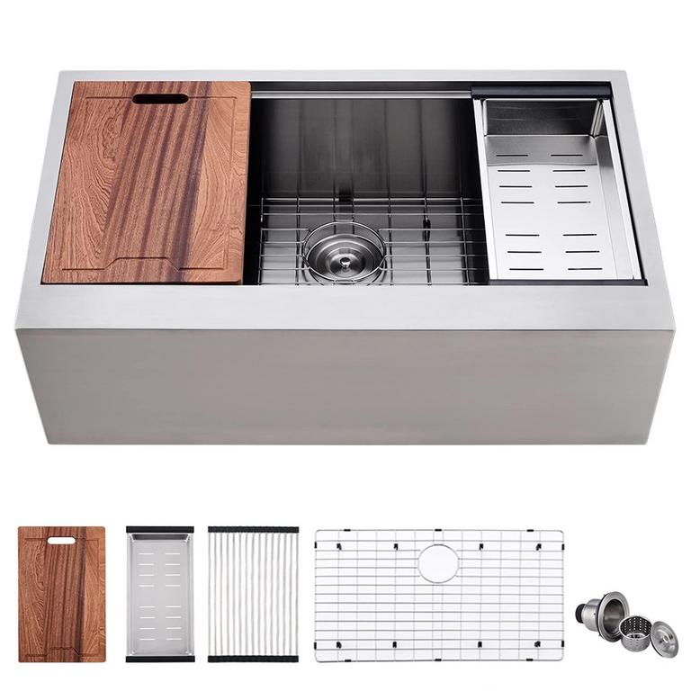 VOKIM 33" SINK WORKSTATION