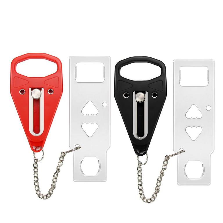 2PK PORTABLE DOOR LOCK