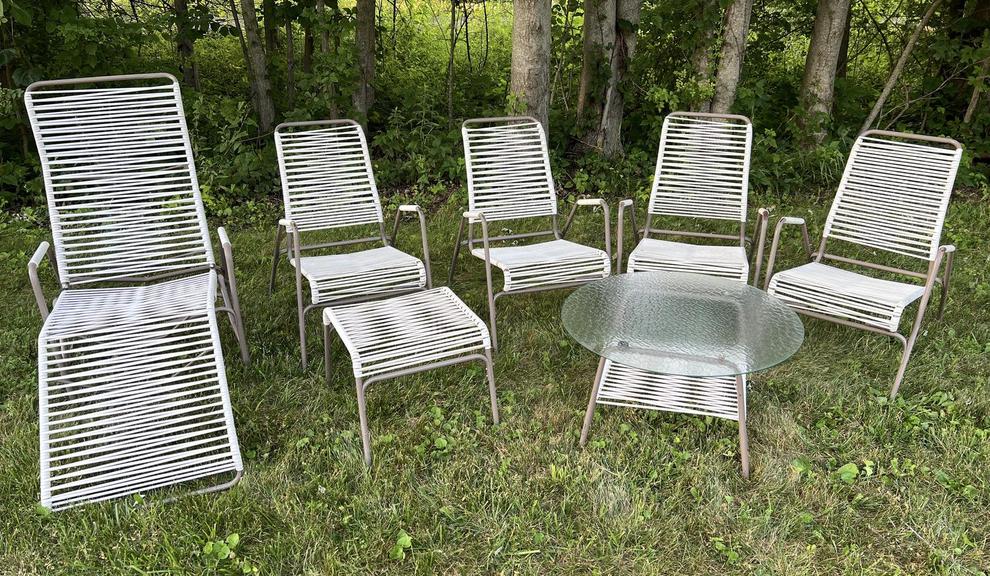 Auction Ohio MCM Ames Aire Patio Set