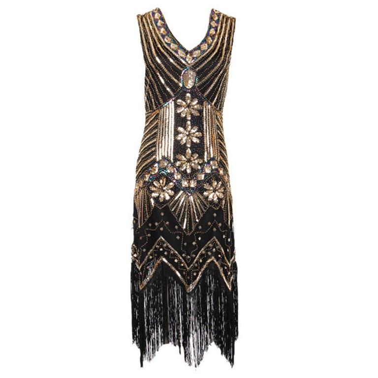 XL WOMENS BEADED PARTY DRESS