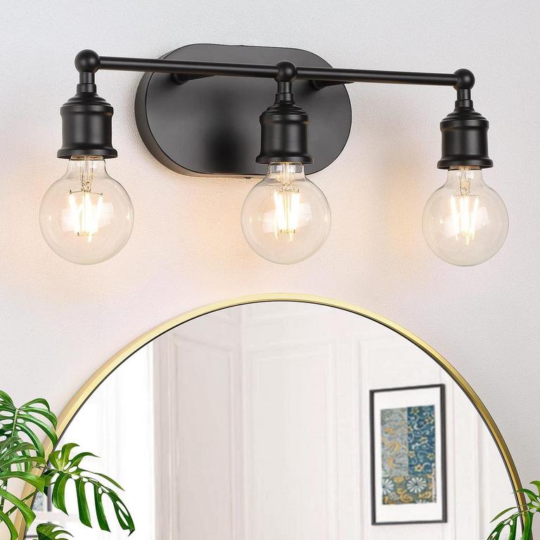3-LIGHT BLACK VANITY FIX