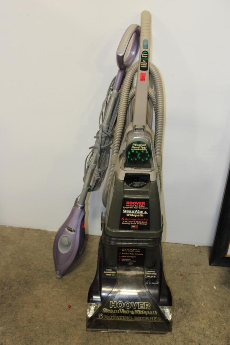 Auction Ohio Hoover Steam Vac & Shark