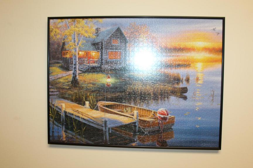 Auction Ohio Framed puzzle