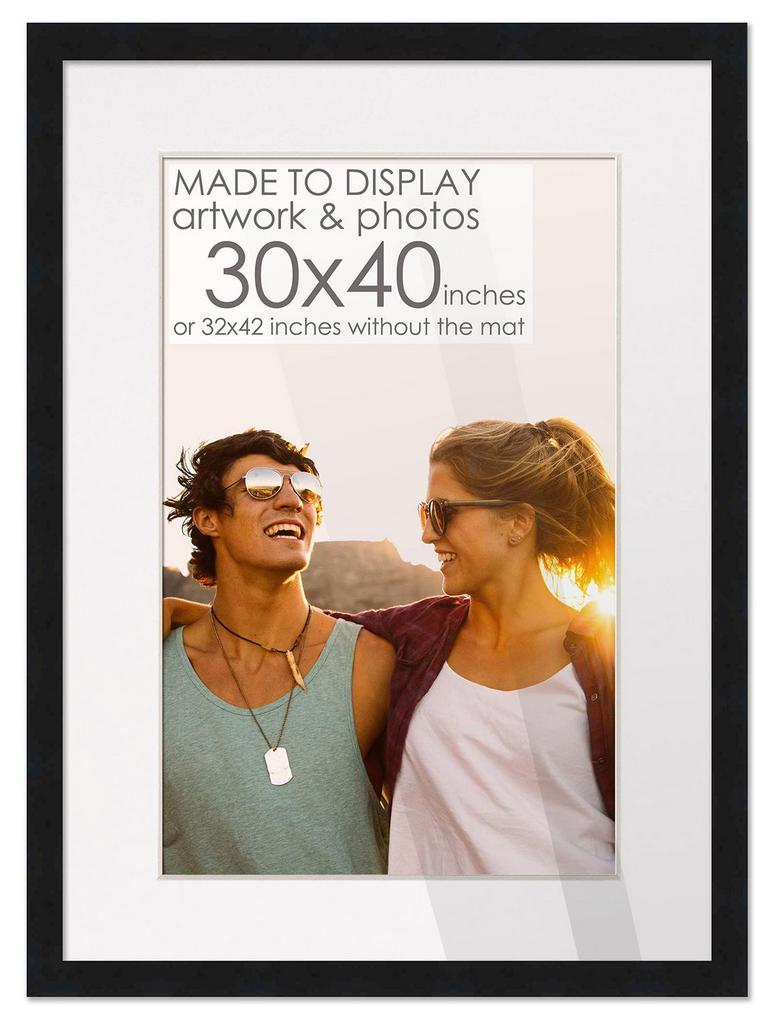 30X40 BLACK/WHITE FRAME