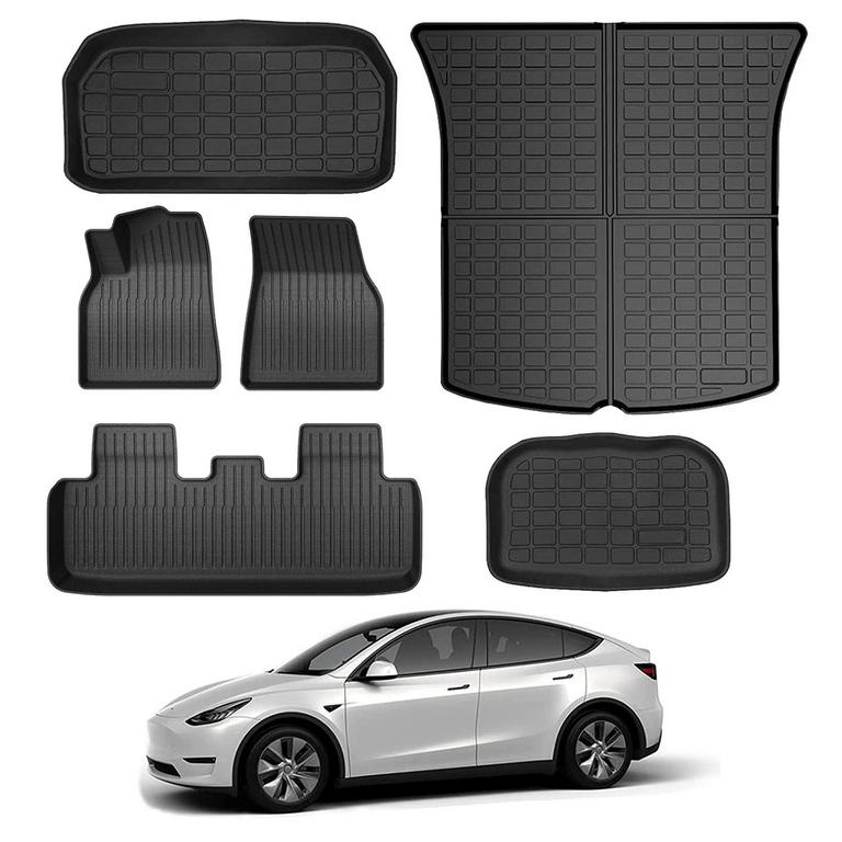 KIKIMO 6-PC TESLA FLOOR MATS