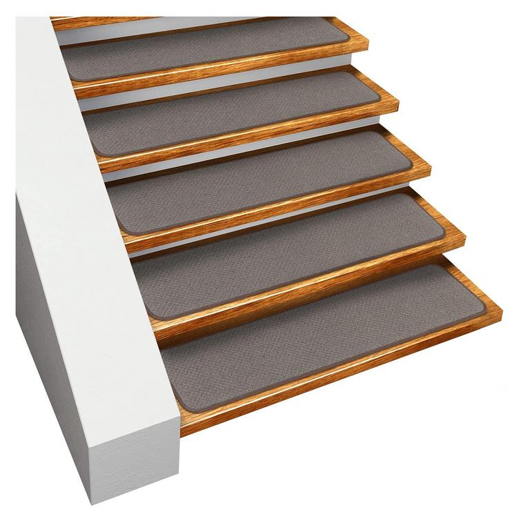 15 GRAY CARPET STAIR TREADS
