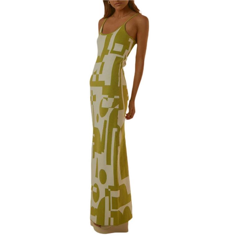 SUMMER KNIT DRESS WOMEN'S M