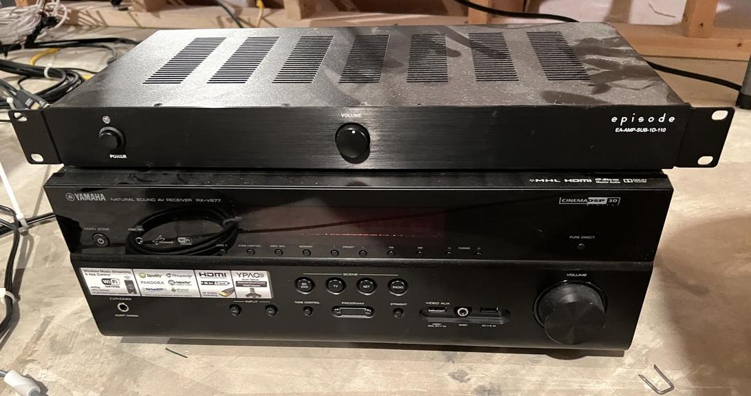 Auction Ohio Yamaha Receiver & Volume