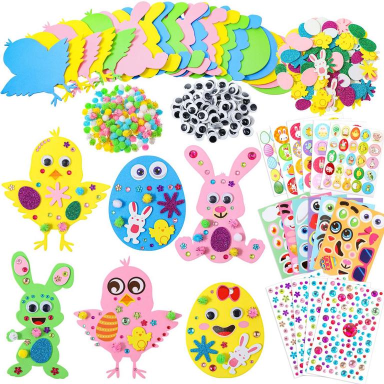 424PK EASTER FOAM STICKERS