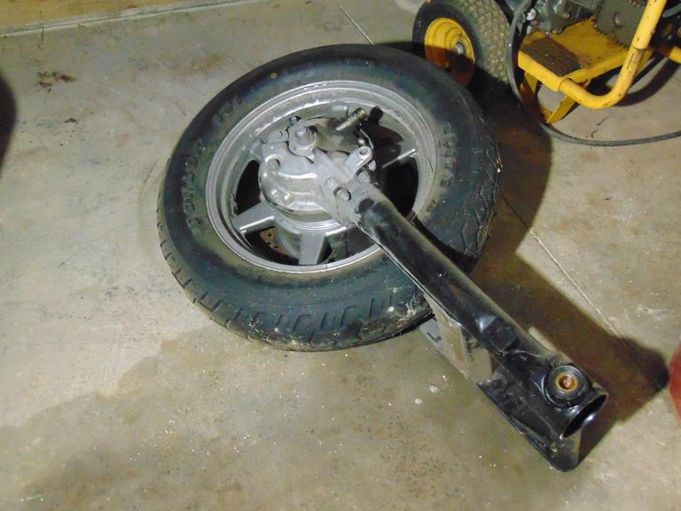 Auction Ohio Motorcycle Front Wheel Assembly