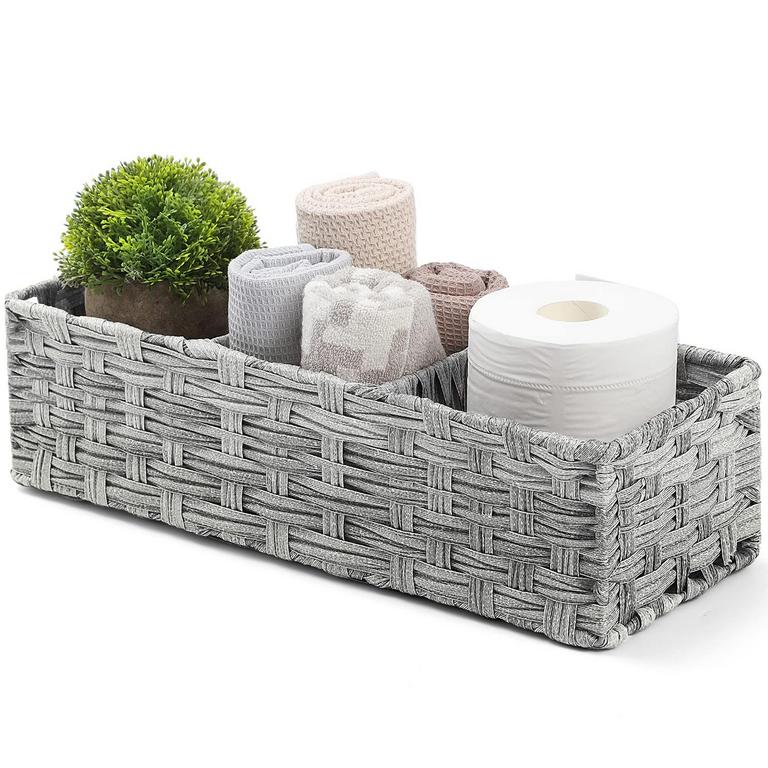 PLASTIC WICKER BASKET