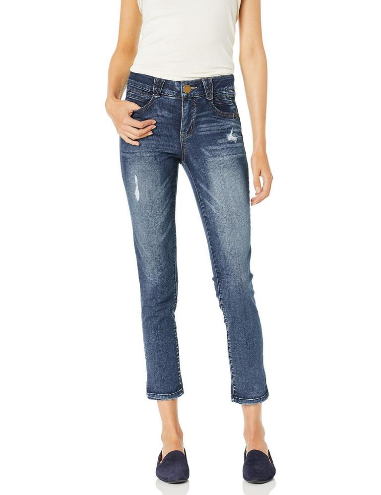 DEMOCRACY CROP WOMEN'S SZ 4 BLUE