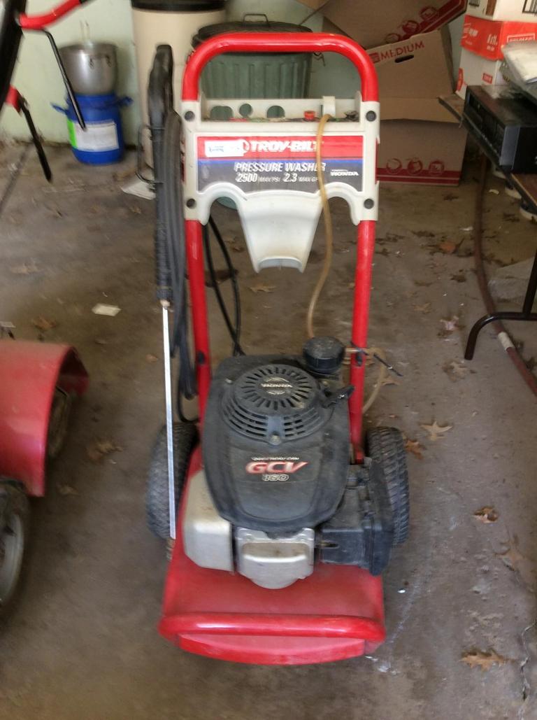 Auction Ohio Troy Bilt pressure washer