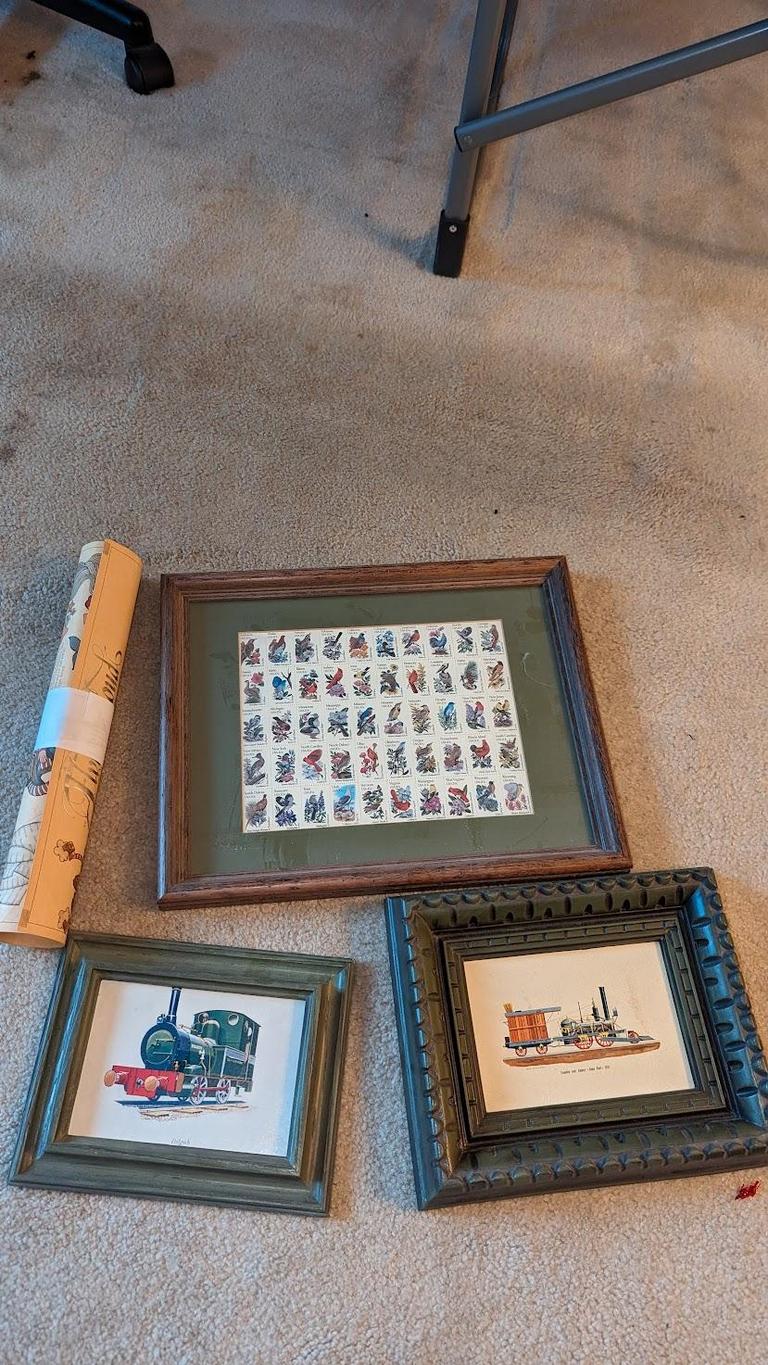 Auction Ohio Framed wall hangings