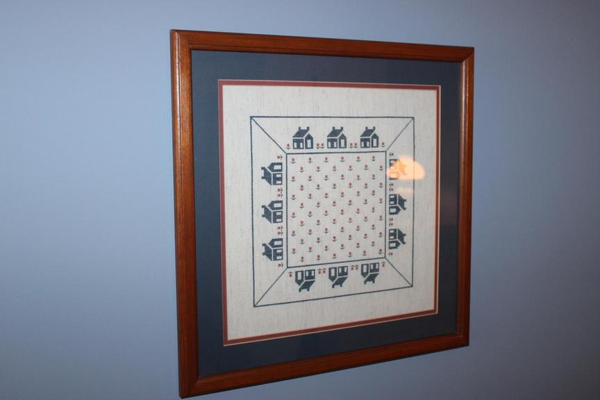 Auction Ohio Needlepoint Panel