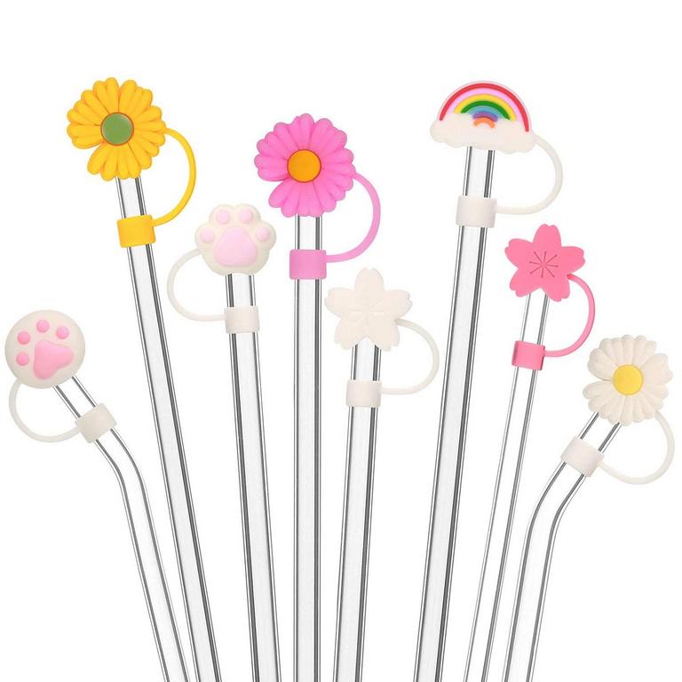 8PC SILICONE STRAW TIPS