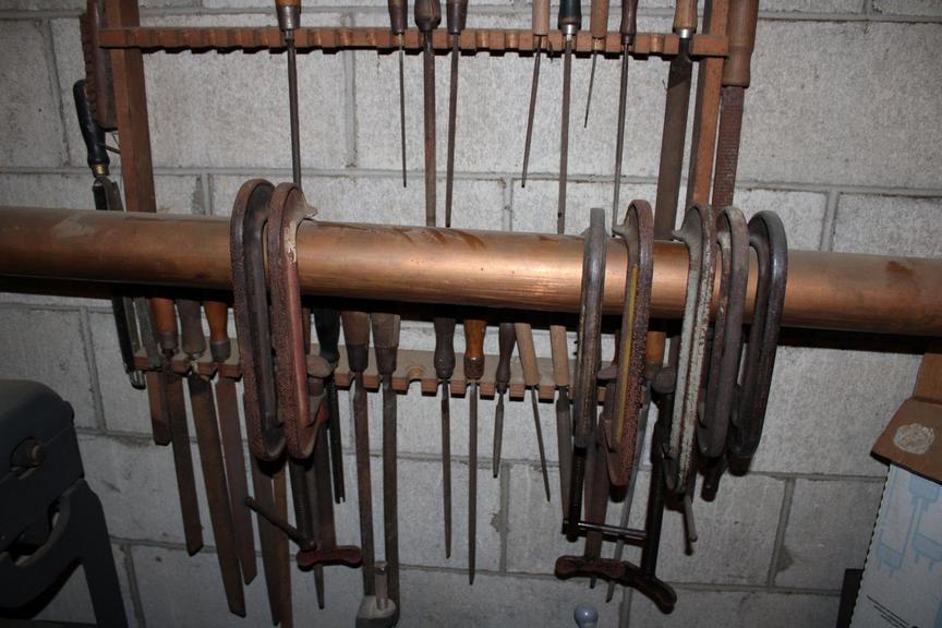 Auction Ohio Clamps and Files