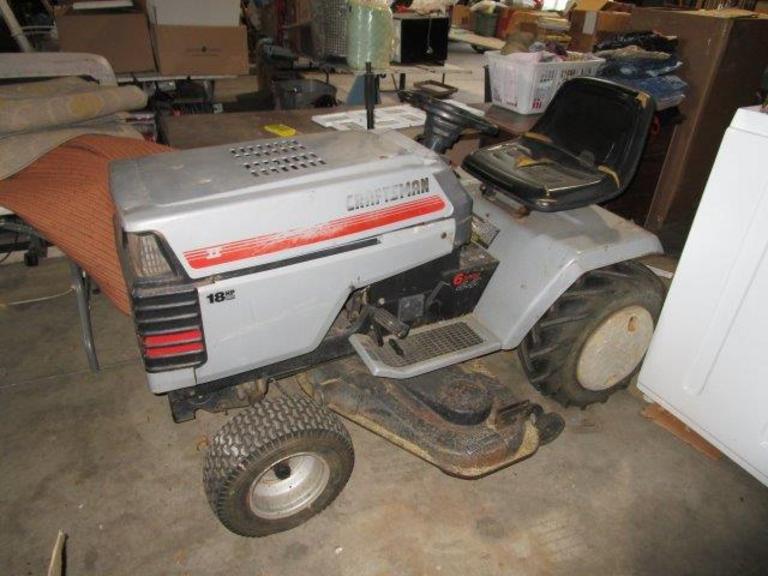 Craftsman 18 discount hp riding mower