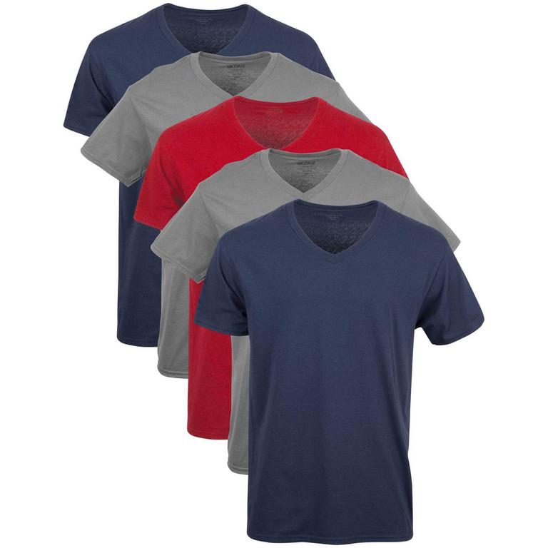 GILDAN 2XL VNECK TSHIRTS MEN'S