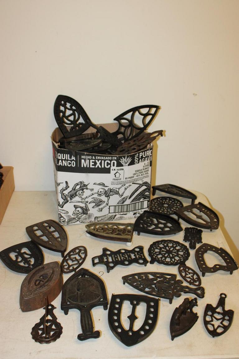 Auction Ohio Cast Iron Trivets