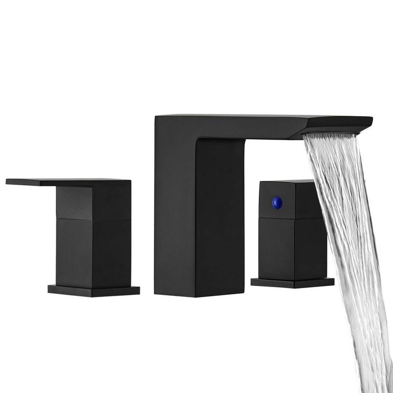RUMOSE 8IN BLACK SINK FAUCETS