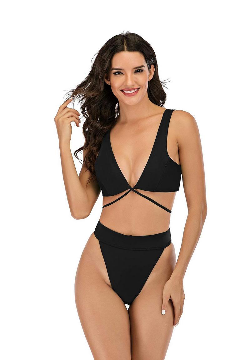 SHERRYDC WOMEN'S TIE THONG BIKINI M