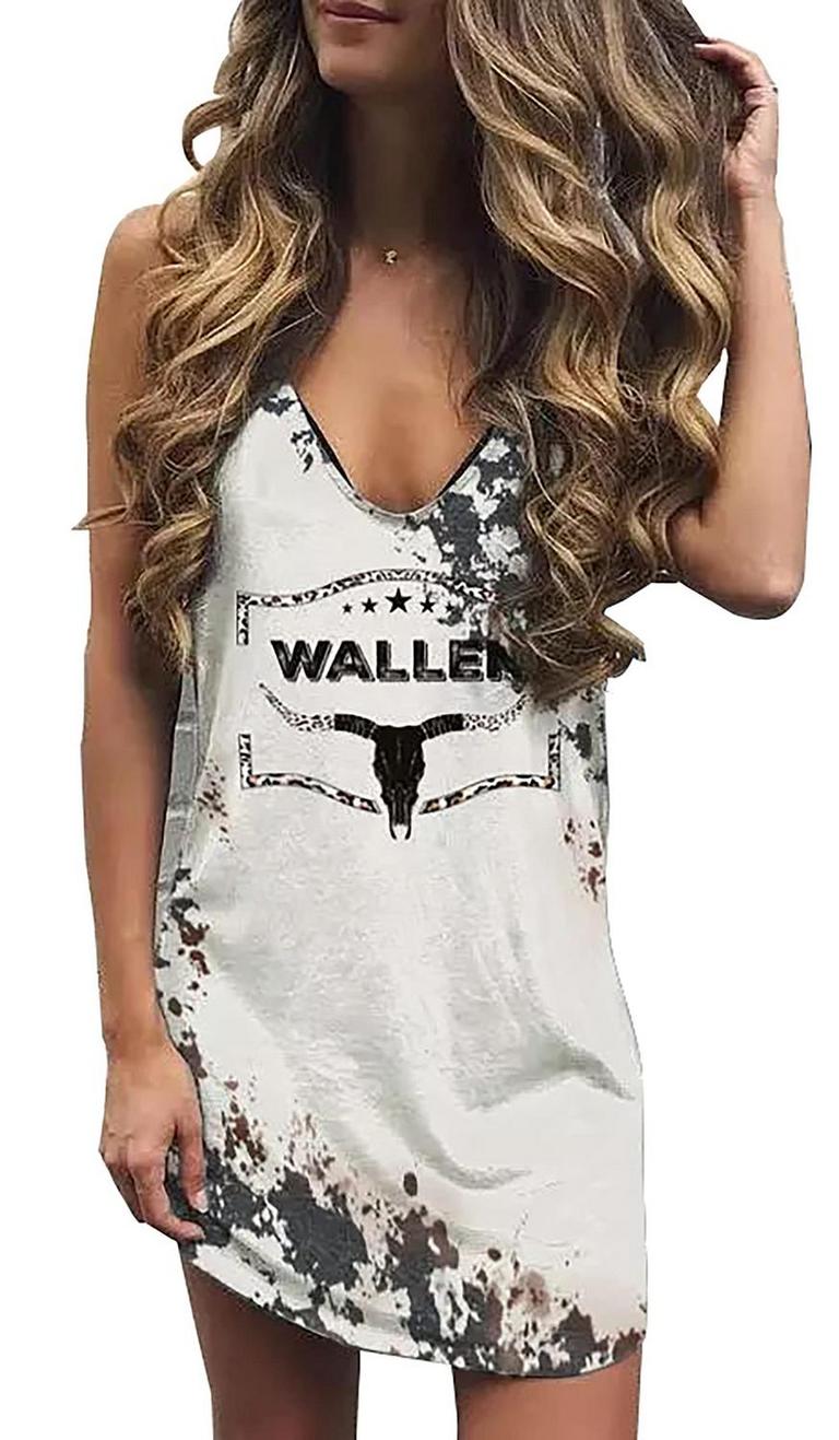 WALLEN STEER SKULL DRESS WOMEN'S