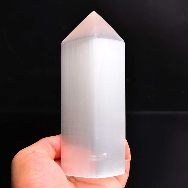 AMOYSTONE 6IN SELENITE TOWER
