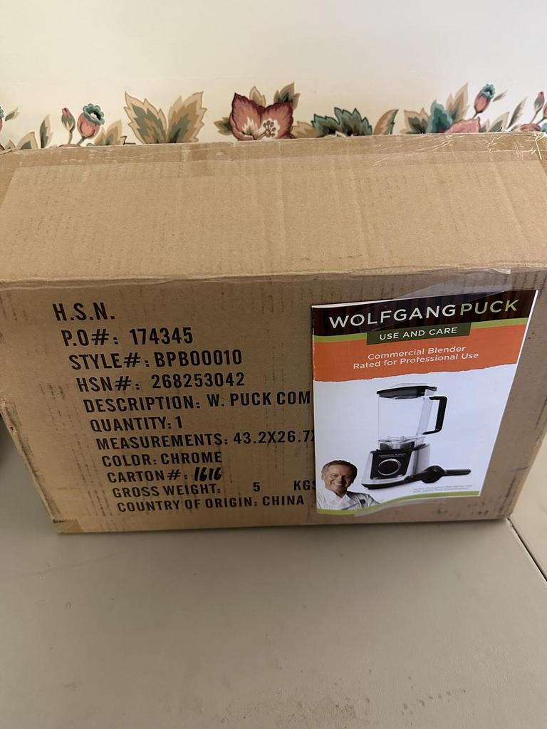 Auction Ohio Wolfgang Puck blendernew