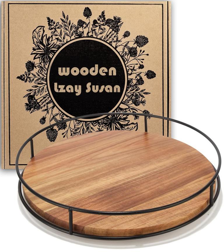 TOMOAZA WOOD LAZY SUSAN