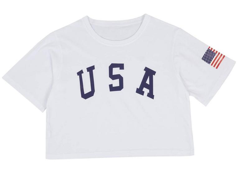 ANNA-KACI USA FLAG T-SHIRT