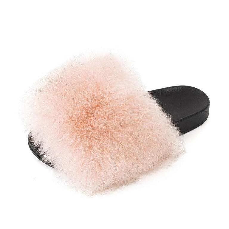 FUNKYMONKEY FAUX FUR SLIDES