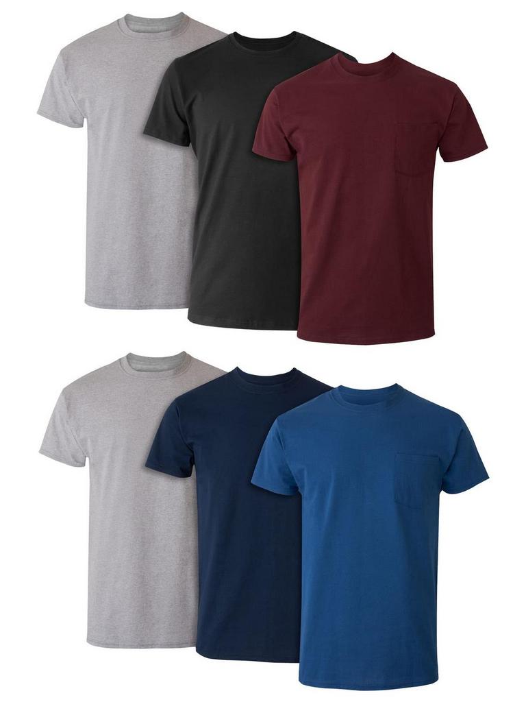 HANES X-LARGE TEE 6-PACK
