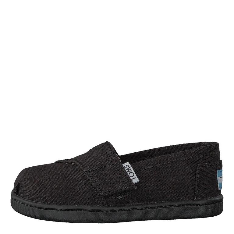 TOMS GIRL SHOE 3.5 BK