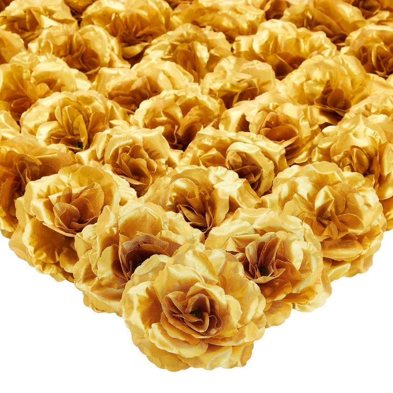50 BRIGHT CREATIONS GOLD ROSES
