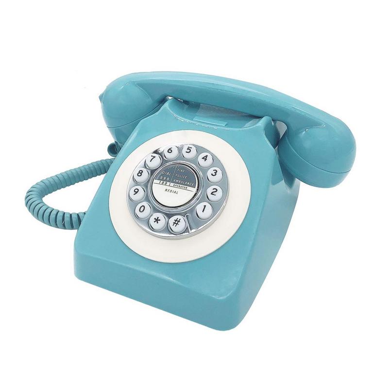 TELPAL RETRO BLUE PHONE