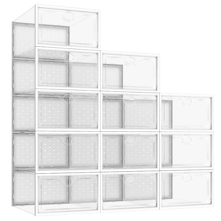 12 PINKPUM SHOE ORGANIZER BOXES