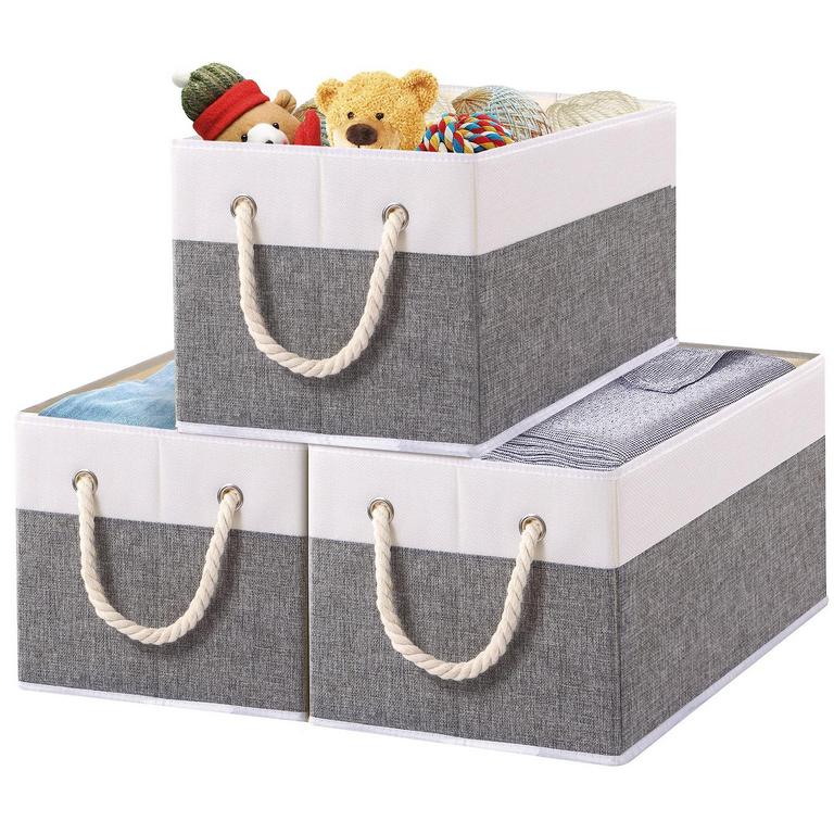 3-PACK FOLDABLE STORAGE BOX