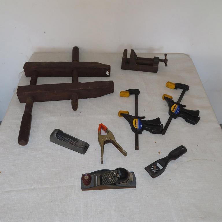 Auction Ohio Clamps, Vise & Planes
