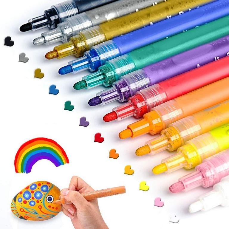 JR.WHITE ACRYLIC PAINT PENS