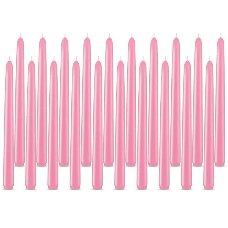 PINK TAPER CANDLES