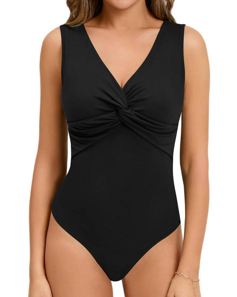 MANGOPOP V NECK BODYSUIT M