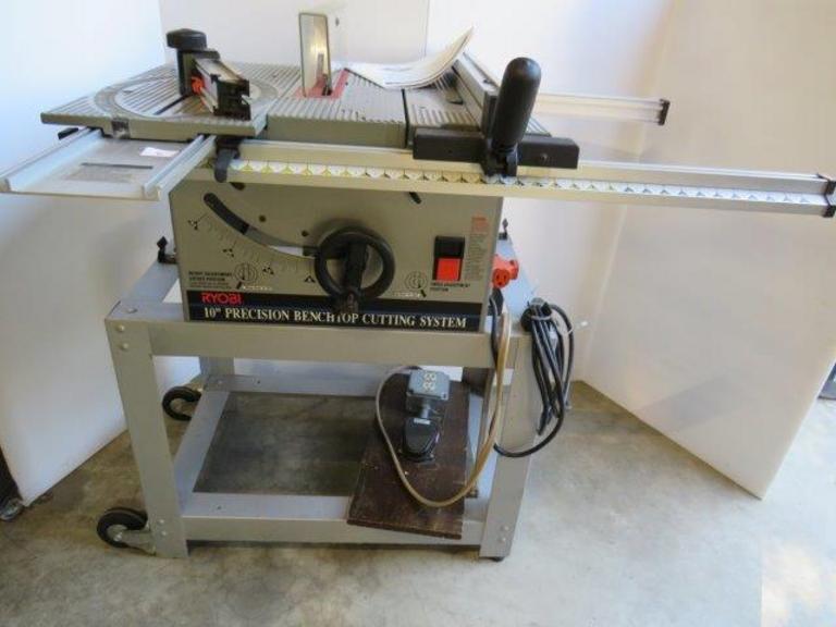 Ryobi 10 inch precision deals benchtop cutting system