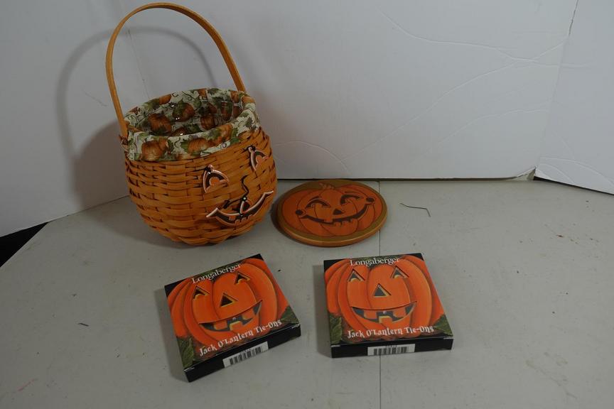 Auction Ohio Longaberger Pumpkin Basket