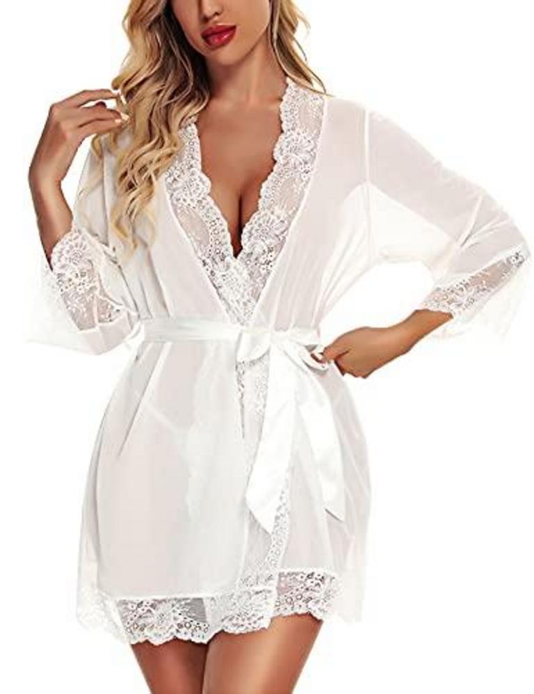 RSLOVE LACE KIMONO S
